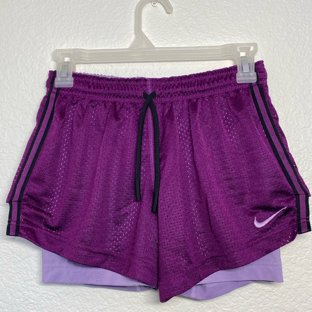 Nike Women's Athletic Shorts in Deep Purple